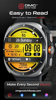 OMG 417 - Digital Watch Face screenshot 5