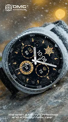 Christmas Snowflake Watch Face screenshot 3