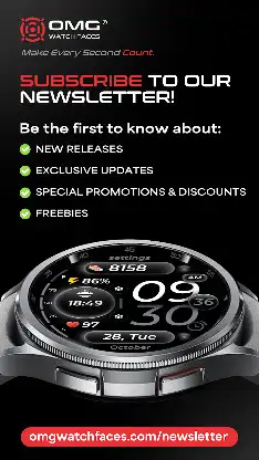 Digital Watch Face: OMG 53 screenshot 8