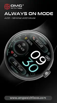 Digital Watch Face: OMG 53 screenshot 6