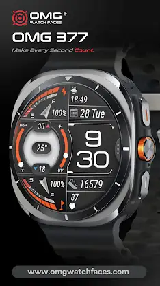 OMG 387 Weather Watch Face screenshot 5