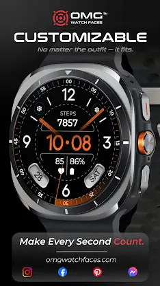 Minimal Watch Face OMG 381 screenshot 5