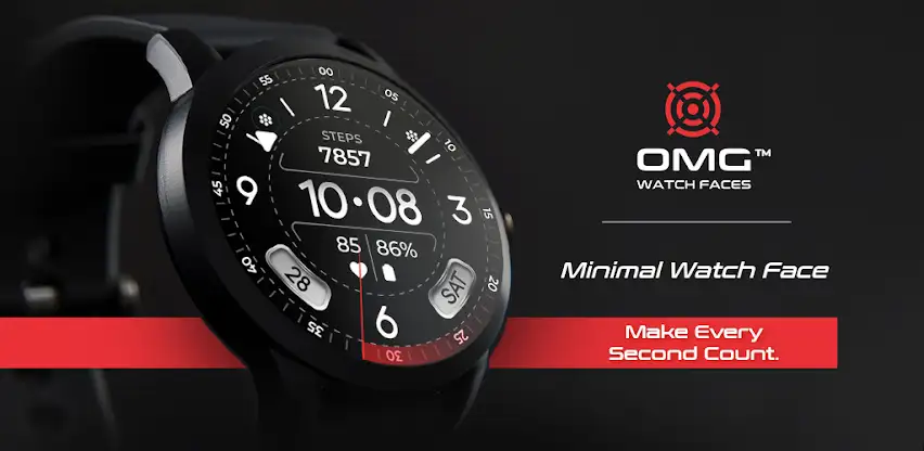 Minimal Watch Face OMG 381 screenshot 1