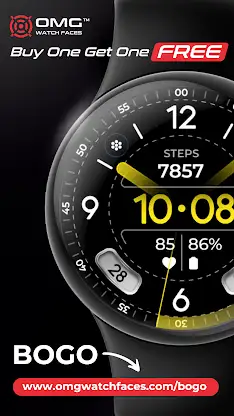 Minimal Watch Face OMG 381 screenshot 4
