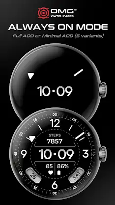 Minimal Watch Face OMG 381 screenshot 6