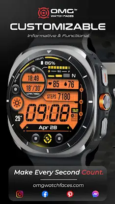 OMG 26 Digital Retro Watch screenshot 2