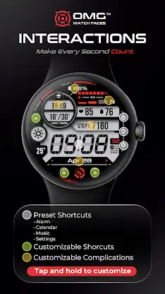 OMG 26 Digital Retro Watch screenshot 4