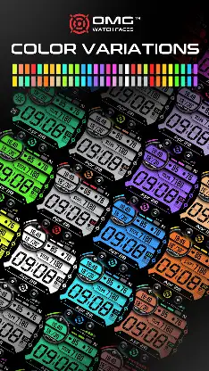 OMG 26 Digital Retro Watch screenshot 6