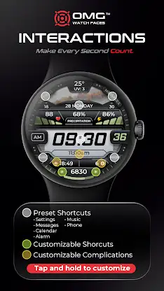 OMG 279 Weather Fitness Watch screenshot 4