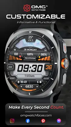 OMG 279 Weather Fitness Watch screenshot 2