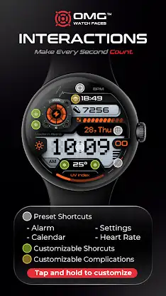 OMG 28 - Digital Retro Watch screenshot 3