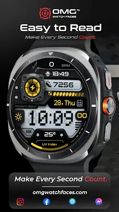 OMG 28 - Digital Retro Watch screenshot 5