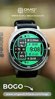 OMG 298 - Fitness Watch Face screenshot 5