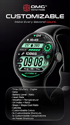 OMG 29 - Digital Retro Watch screenshot 1
