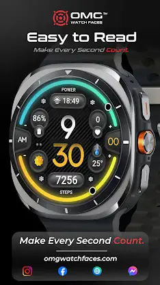 OMG 31 Digital Watch Face screenshot 5