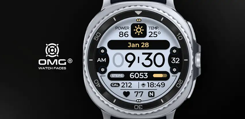 OMG 326 - Digital Watch Face screenshot 1