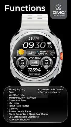 OMG 328 Digital Watch Face screenshot 5