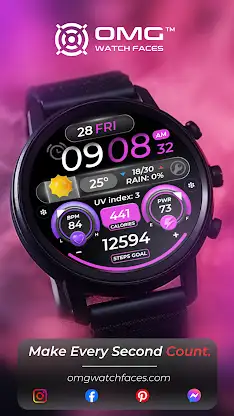OMG 328 Digital Watch Face screenshot 4