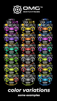 OMG 328 Digital Watch Face screenshot 8