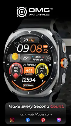 OMG 328 Digital Watch Face screenshot 3