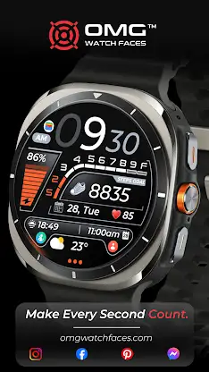 OMG 333 Digital Watch Face screenshot 4