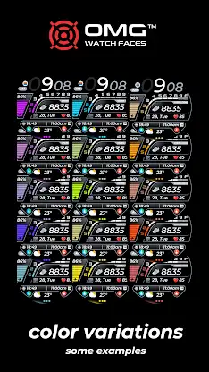 OMG 333 Digital Watch Face screenshot 8