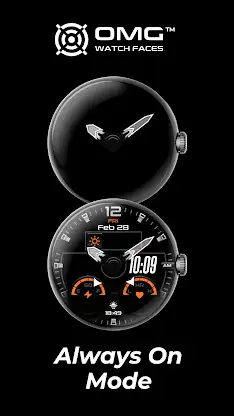 OMG 343 Hybrid Retro Watch screenshot 7