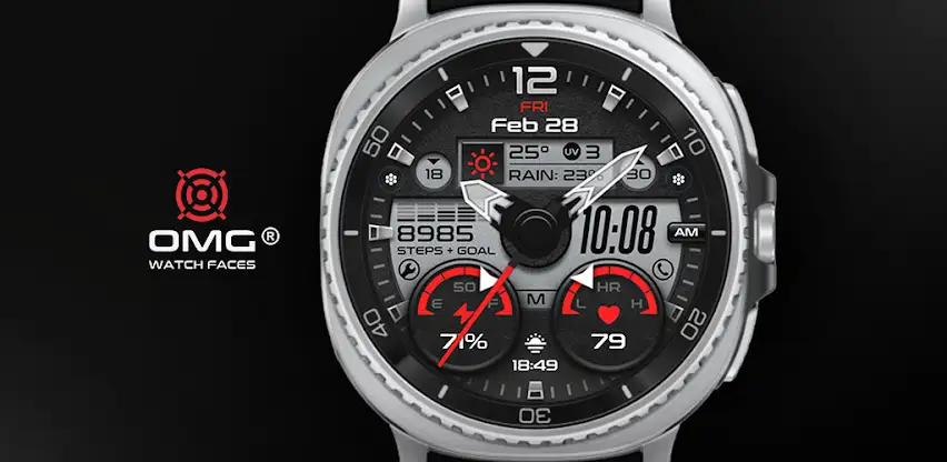 OMG 343 Hybrid Retro Watch screenshot 1