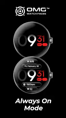 OMG 344 Minimal Watch Face screenshot 7