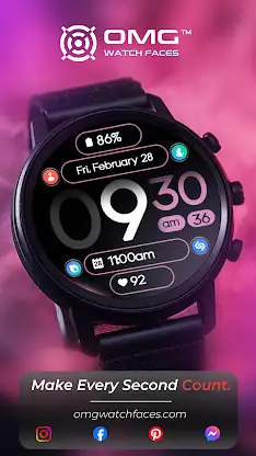 OMG 344 Minimal Watch Face screenshot 4