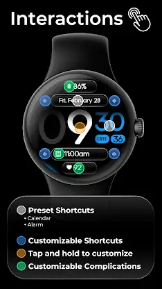 OMG 344 Minimal Watch Face screenshot 6