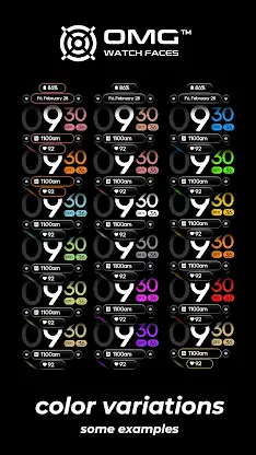 OMG 344 Minimal Watch Face screenshot 8