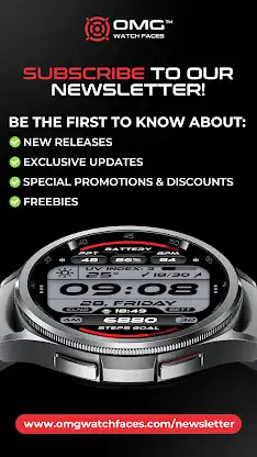 OMG 348 Digital Watch Face screenshot 8