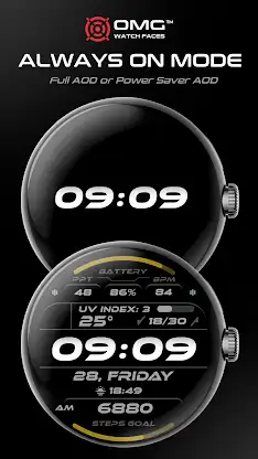 OMG 348 Digital Watch Face screenshot 7