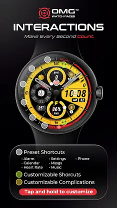 OMG 384 - Hybrid Watch Face screenshot 3