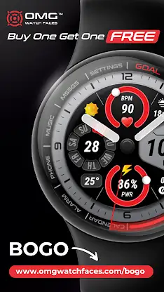 OMG 384 - Hybrid Watch Face screenshot 4