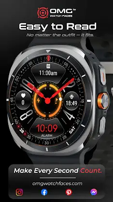 OMG 386 Hybrid Watch Face screenshot 5