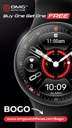 OMG 386 Hybrid Watch Face screenshot 4