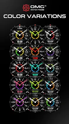 OMG 386 Hybrid Watch Face screenshot 7