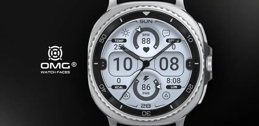 OMG 411 Hybrid Watch Face screenshot 1