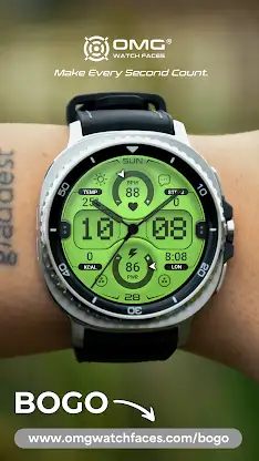 OMG 411 Hybrid Watch Face screenshot 5