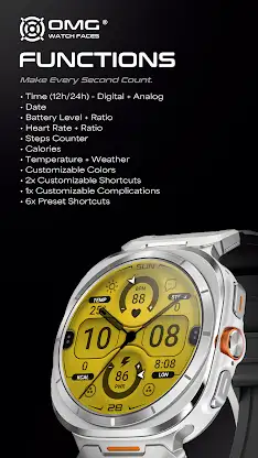 OMG 411 Hybrid Watch Face screenshot 2