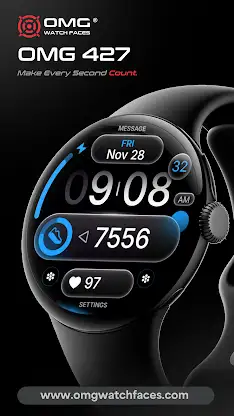 OMG 427 - Digital Watch Face screenshot 5
