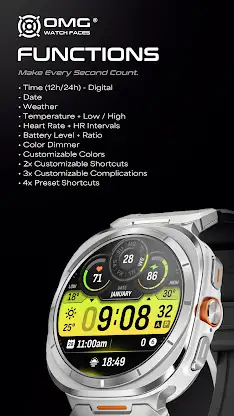 OMG 433 - Active Digital Watch screenshot 2