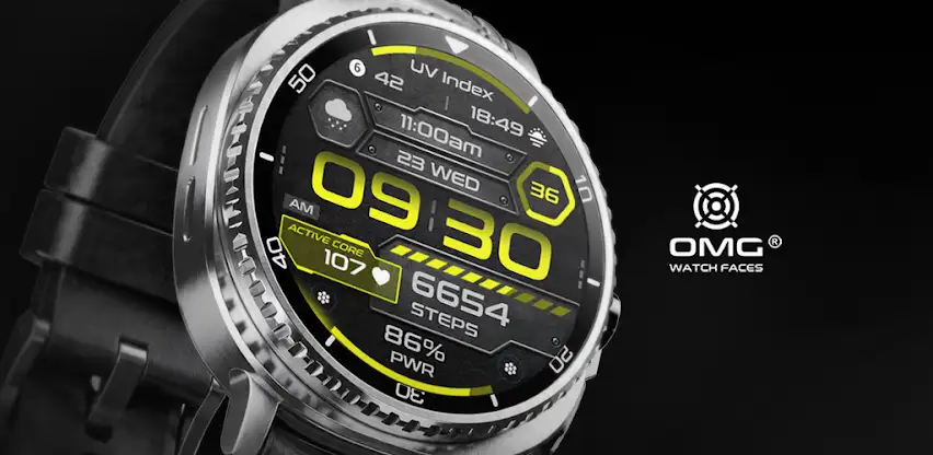 OMG 491 - Modern Watch Face screenshot 1