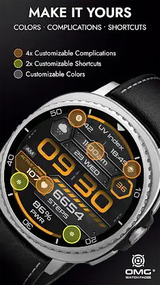 OMG 491 - Modern Watch Face screenshot 3