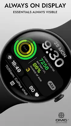 Rings Watch Face - OMG 492 screenshot 8