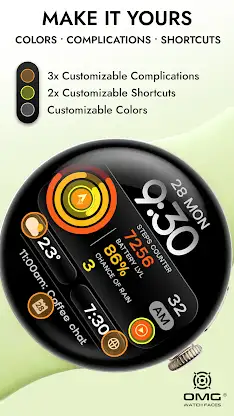 Rings Watch Face - OMG 492 screenshot 3