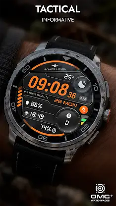 Tactical Watch Face - OMG 493 screenshot 2