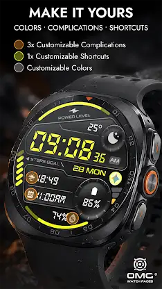 Tactical Watch Face - OMG 493 screenshot 4